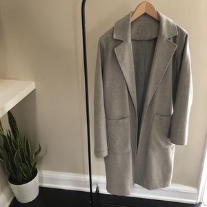 Menswear-Inspired Fall Coat